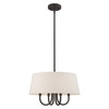 Livex Lighting 4 Lt English Bronze Pendant Chandelier - 50804-92