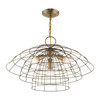 Livex Lighting 4 Lt Antique Brass Chandelier - 50948-01