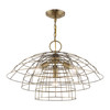 Livex Lighting 4 Lt Antique Brass Chandelier - 50948-01