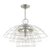 Livex Lighting 4 Lt Brushed Nickel Chandelier - 50948-91