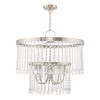 Livex Lighting 5 Lt Brushed Nickel Pendant Chandelier - 51065-91