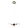 Livex Lighting 3 Lt Brushed Nickel Mini Chandelier - 51133-91