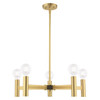 Livex Lighting 5 Lt Satin Brass Chandelier - 51135-12