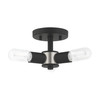 Livex Lighting 3 Lt Black Ceiling Mount - 51137-04