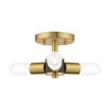 Livex Lighting 3 Lt Satin Brass Ceiling Mount - 51137-12