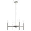 Livex Lighting 4 Lt Brushed Nickel Mini Chandelier - 51174-91