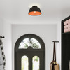 Livex Lighting 1 Light Black Semi-flush Mount - 51357-04