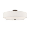 Livex Lighting 5 Lt English Bronze Ceiling Mount - 52139-92