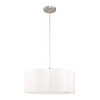 Livex Lighting 1 Lt Brushed Nickel Pendant - 52155-91