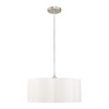 Livex Lighting 1 Lt Brushed Nickel Pendant - 52155-91