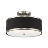 Livex Lighting 2 Lt Brushed Nickel Ceiling Mount - 60402-91