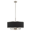 Livex Lighting 7 Lt Brushed Nickel Pendant Chandelier - 60406-91