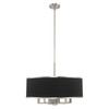 Livex Lighting 7 Lt Brushed Nickel Pendant Chandelier - 60406-91