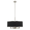 Livex Lighting 7 Lt Brushed Nickel Pendant Chandelier - 60406-91