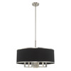 Livex Lighting 7 Lt Brushed Nickel Pendant Chandelier - 60406-91
