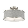 Livex Lighting 2 Lt Brushed Nickel Ceiling Mount - 60422-91