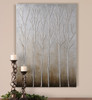 Uttermost Sterling Trees Hand Painted Art