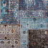 Jaipur Living Zaniah BOR14 Trellis Light Blue Power Loomed Area Rugs