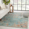 Jaipur Living Cristobol CIT13 Medallion Turquoise Hand Tufted Area Rugs