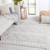 Jaipur Living Ismene COE02 Trellis Light Gray Handwoven Area Rugs