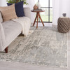 Jaipur Living Calibra CTY12 Abstract Gray Power Loomed Area Rugs