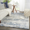 Jaipur Living Benton FRR01 Abstract Blue Power Loomed Area Rugs