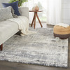 Jaipur Living Benton FRR02 Abstract Gray Power Loomed Area Rugs