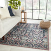 Jaipur Living Teleza KNC06 Trellis Dark Blue Power Loomed Area Rugs