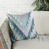 Jaipur Living Petra GRN02 Tribal Blue - 18"x18" 100% Polyester Pillow