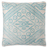 Jaipur Living Malae GRN04 Tribal Turquoise - 22"x22" 100% Polyester Pillow