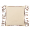 Jaipur Living Edris LIR01 Geometric Taupe - 18"x18" 100% Polyester Pillow