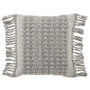 Jaipur Living Edris LIR02 Geometric Gray - 18"x18" 100% Polyester Pillow