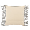 Jaipur Living Edris LIR02 Geometric Gray - 18"x18" 100% Polyester Pillow