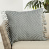 Jaipur Living Maritima TLS04 Geometric Light Gray - 20"x20" 100% Polyester Pillow