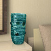 Dale Tiffany Cannon Rock Hand Blown Art Glass Vase