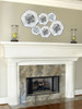 Dale Tiffany Cavalier White Grey Hand Blown Art Glass Wall Decor - 12 Inch
