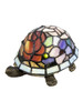 Dale Tiffany Toto Turtle Floral Tiffany Accent Lamp