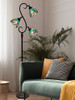 Dale Tiffany Alassio Teal 3-light Tiffany Floor Lamp
