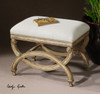 Uttermost Karline Natural Linen Small Bench