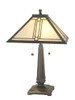 Dale Tiffany Lined Tiffany Mission Table Lamp