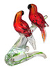 Dale Tiffany Love Birds Handcrafted Art Glass Figurine