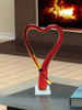 Dale Tiffany Opus Heart Handcrafted Art Glass Sculpture