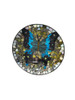 Dale Tiffany Springdale 12"h Butterfly Mosaic Candle Holder