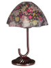 Dale Tiffany Springdale 8.5"h Red Black Umbrella Candle Votive