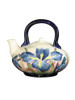 Dale Tiffany Springdale 5.5"h Iris Hand Painted Porcelain Tea Pot