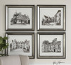 Uttermost English Cottage Wall Art Set/4