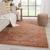 Jaipur Living Azar LIB12 Medallion Rust Hand Knotted Area Rugs