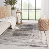 Jaipur Living Rialto LVG05 Abstract Gray Power Loomed Area Rugs