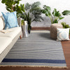 Jaipur Living Strand MRB03 Stripes Blue Handwoven Area Rugs