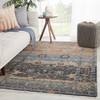 Jaipur Living Caruso MYD01 Oriental Blue Power Loomed Area Rugs